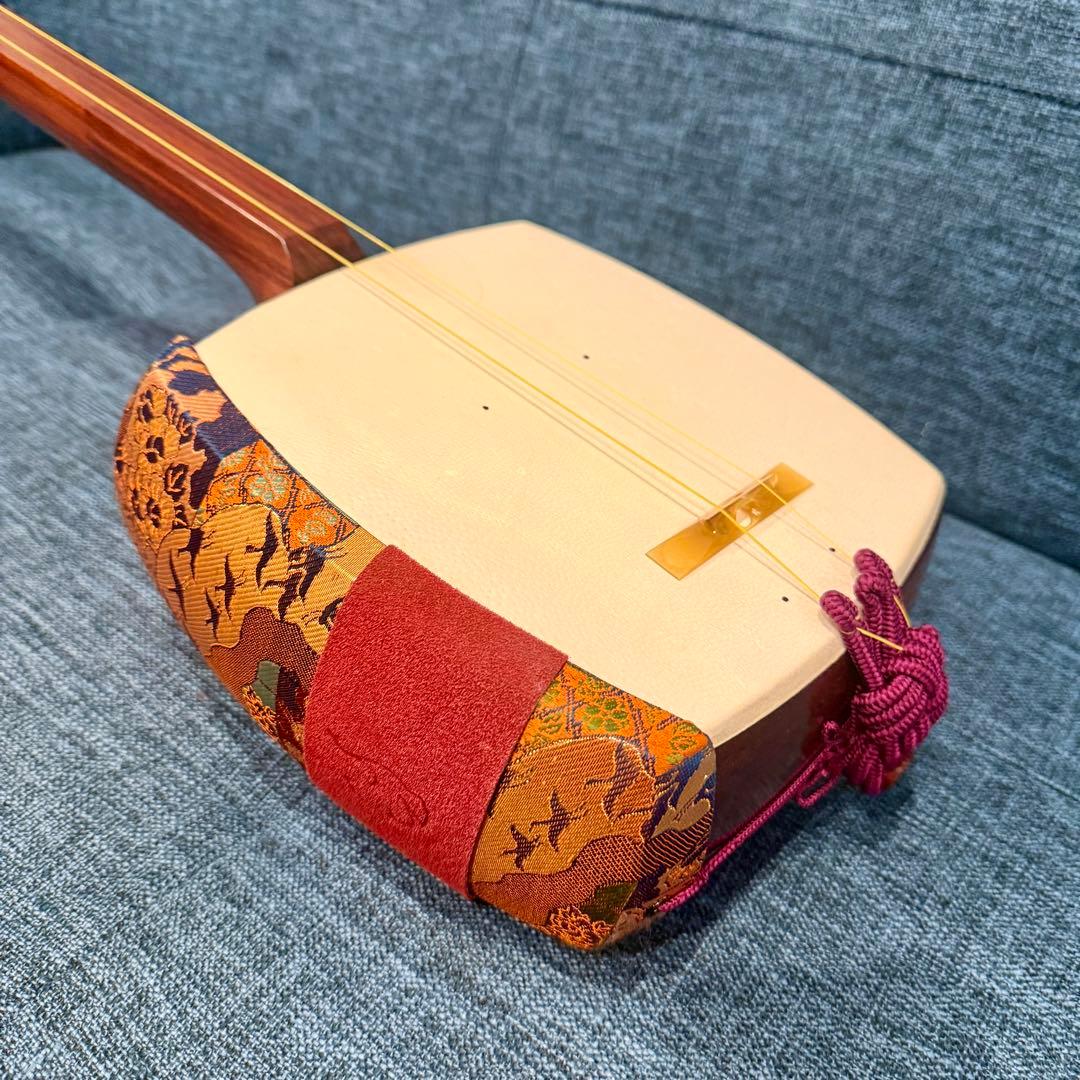 【美品】中棹三味線セット ハードケース付 初心者向け