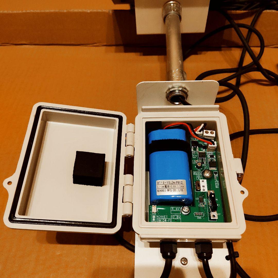 日惠製作所 簡易車両入出庫警告灯 ソーラー式 ニコトーチ