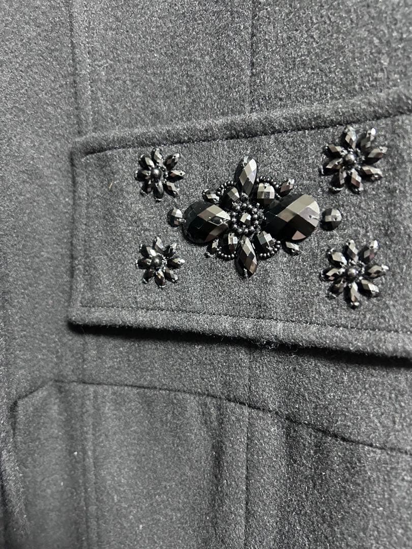 【未使用に近い】スーパービューティーのファー付きコート