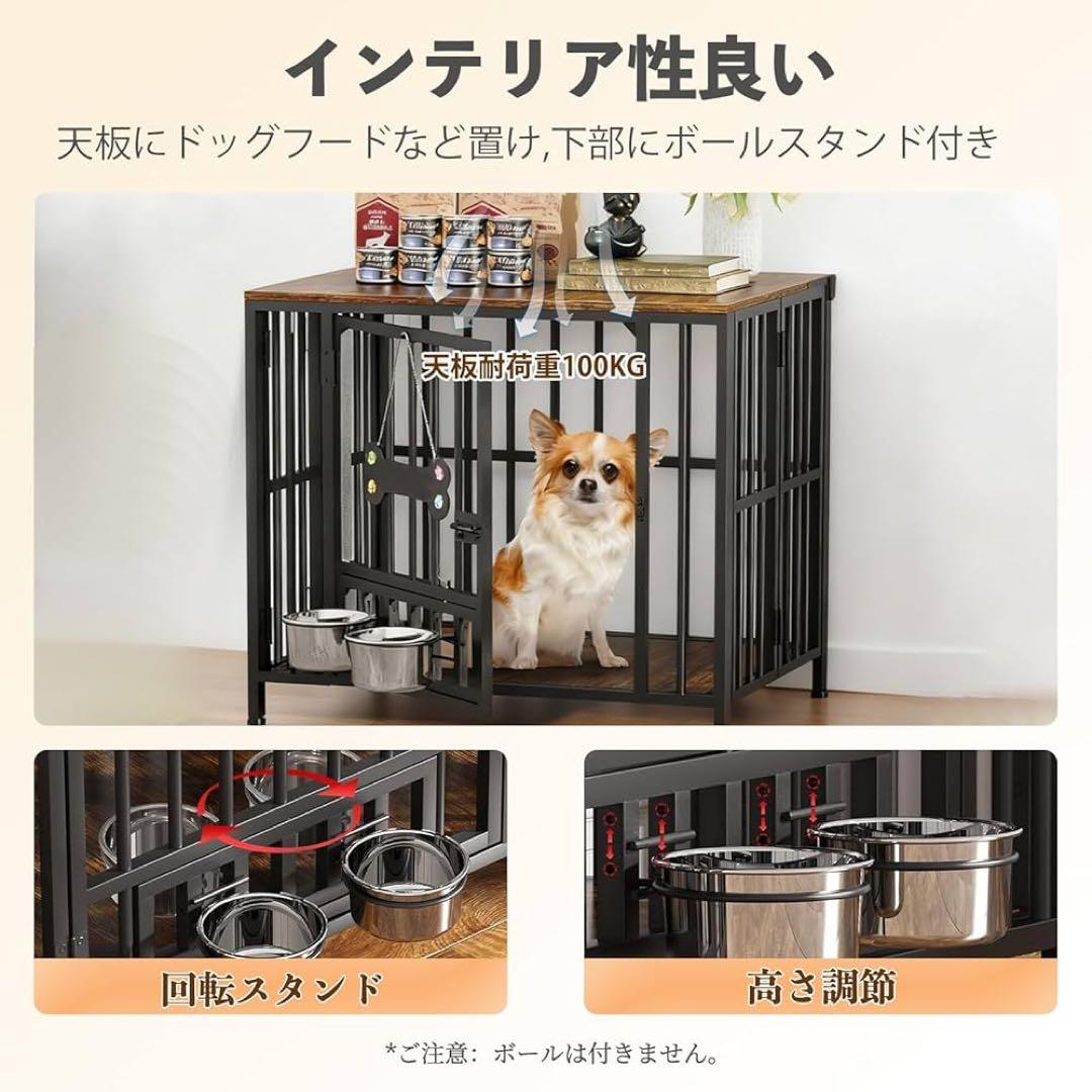 【本日限定】犬 ケージ 折りたたみ 屋根付き ペットサークル 持ち運び 犬ケージ