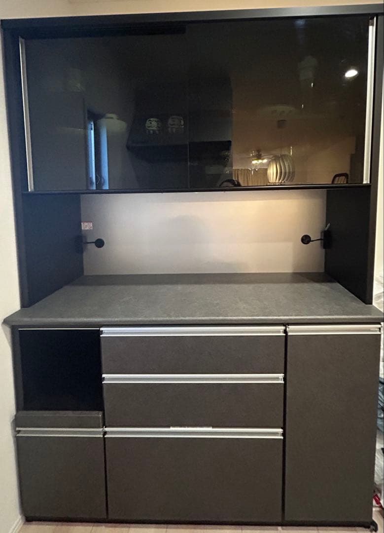 【美品＆送料込】松田家具 1400 ガウディキッチンボード 食器棚 限定値下げ