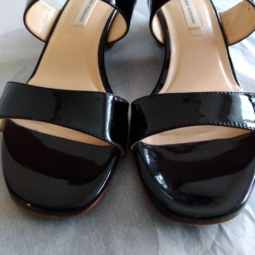 １度使用　ファビオルスコーニ 　サンダル　黒　37センチ