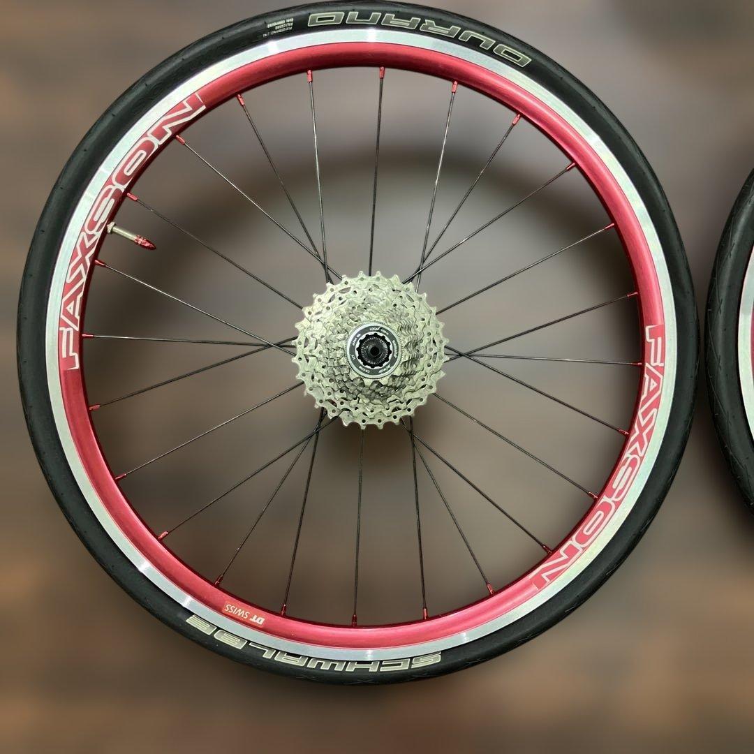 FAXSON 20インチ 451ホイール 10Sスプロケ タイヤ付