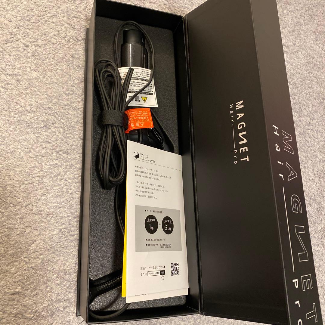 新品未使用品☆マグネットヘアプロ　カールアイロン♪38ミリ♪クレイツ