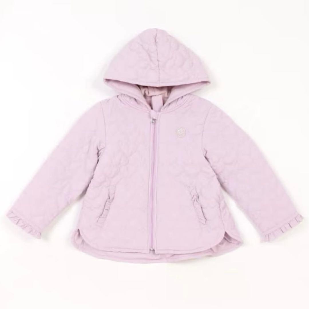 【新品】メゾピアノ (mezzo piano) ハートキルトブルゾン