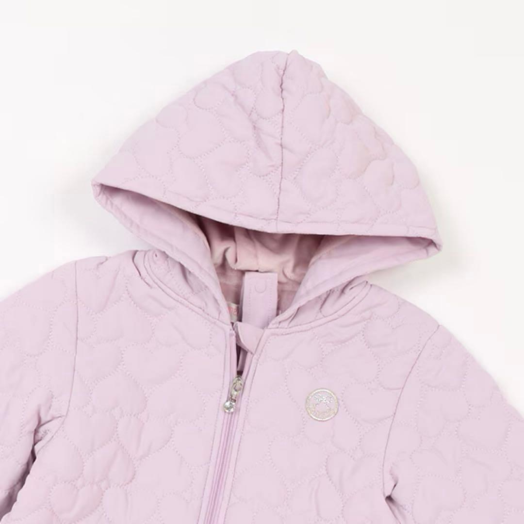 【新品】メゾピアノ (mezzo piano) ハートキルトブルゾン