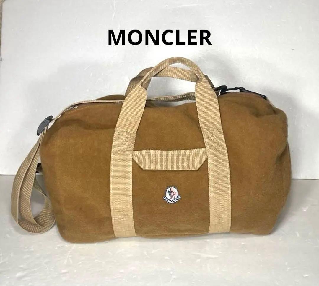モンクレール　ヴィンテージ　ダッフルバッグ　キャメル　★レア