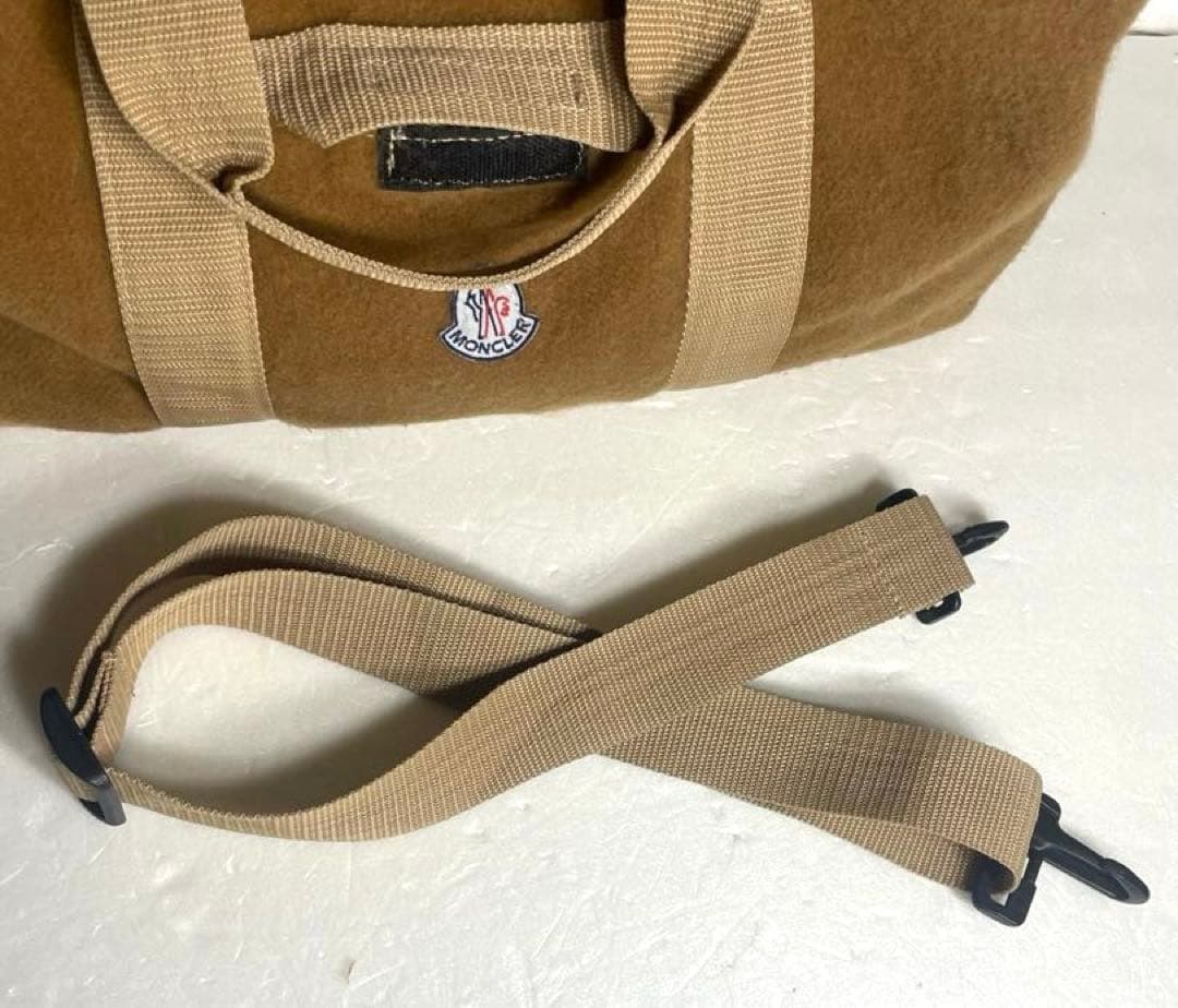 モンクレール　ヴィンテージ　ダッフルバッグ　キャメル　★レア