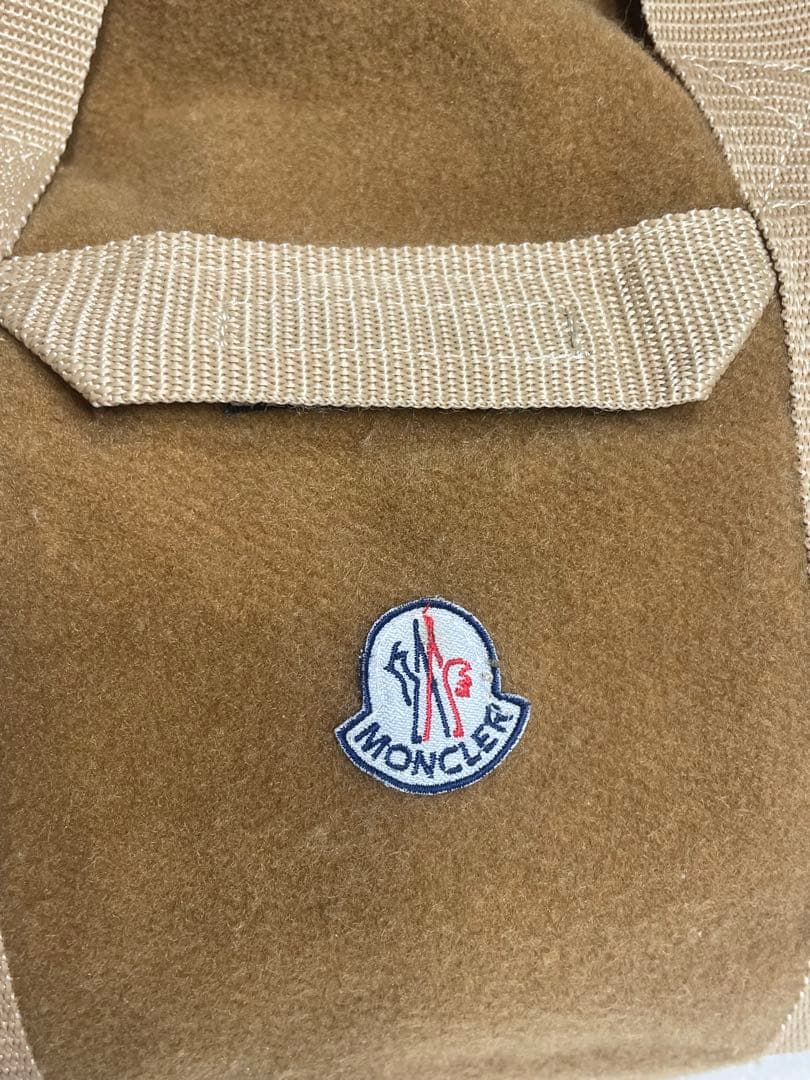 モンクレール　ヴィンテージ　ダッフルバッグ　キャメル　★レア