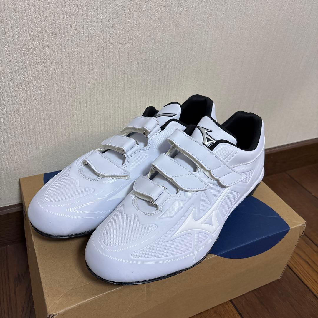 ハナハナ Mizuno ホワイト スパイクシューズ 27.5cm