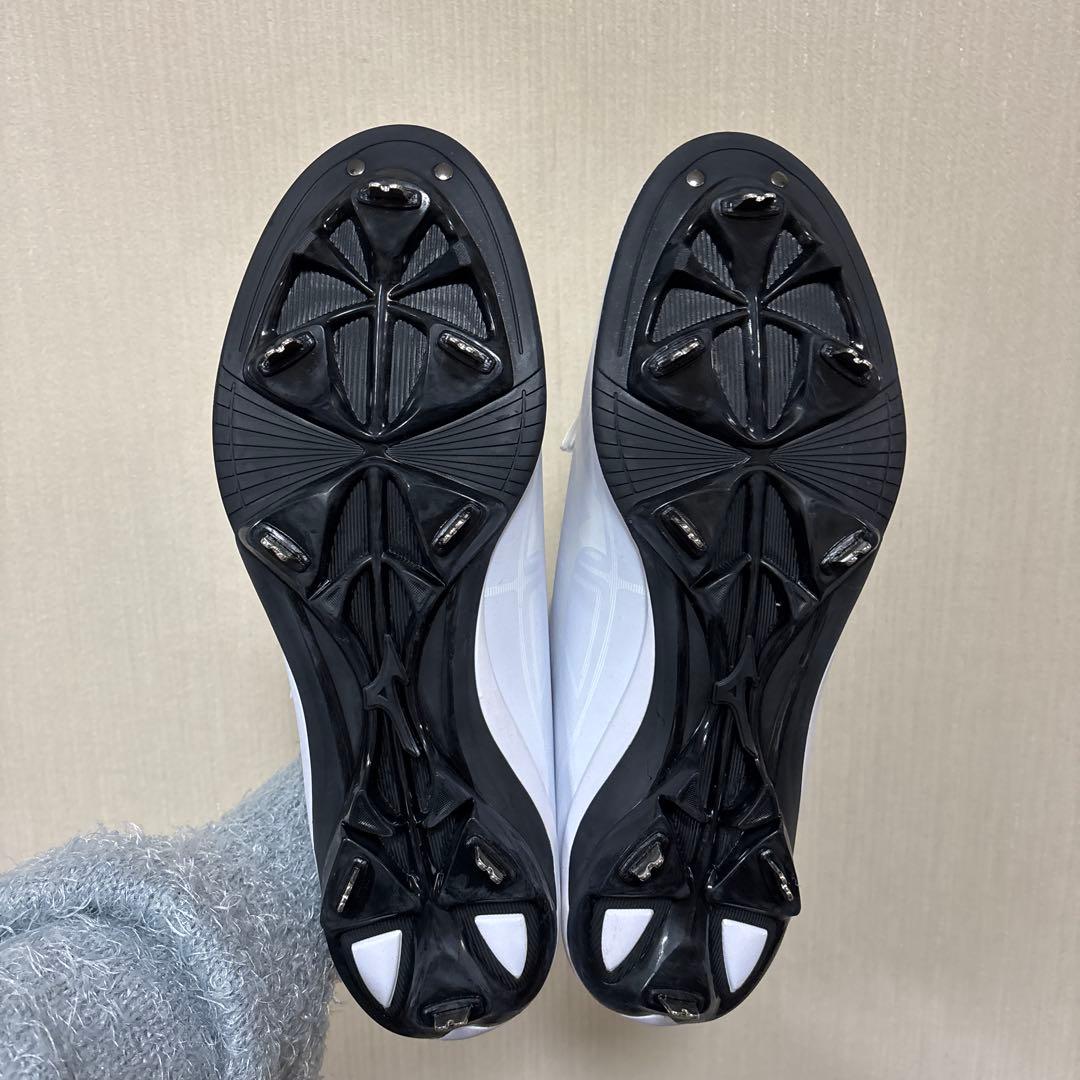 ハナハナ Mizuno ホワイト スパイクシューズ 27.5cm