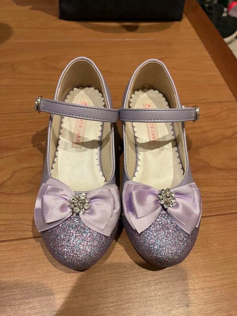 薄紫色 花柄刺繍 ドレスとジャケットセット