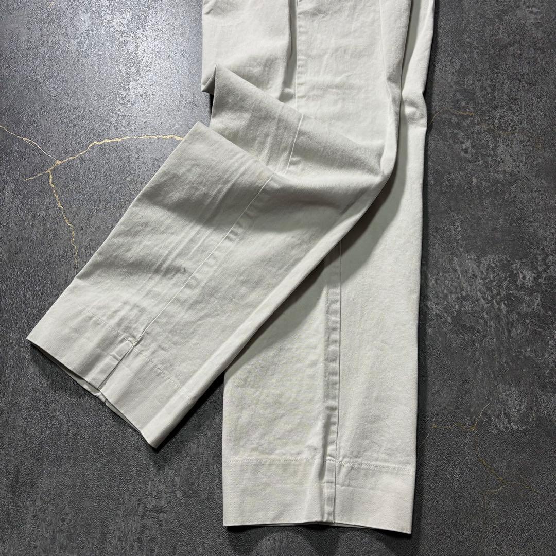 古着PolobyRalphLaurenポロチノパンツホワイトW32L32アメカジ