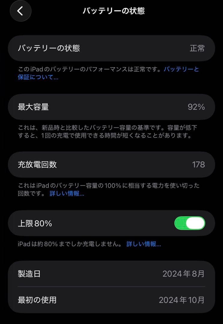 iPad本体 iPad mini(A17 Pro) Wi-Fi+Cellular 128GB