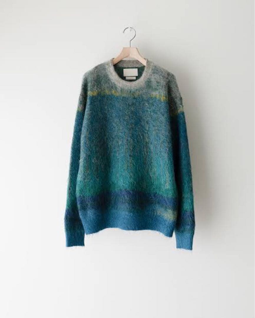トップス YOKE TREE JACQUARD MOHAIR SWEATER 25ss