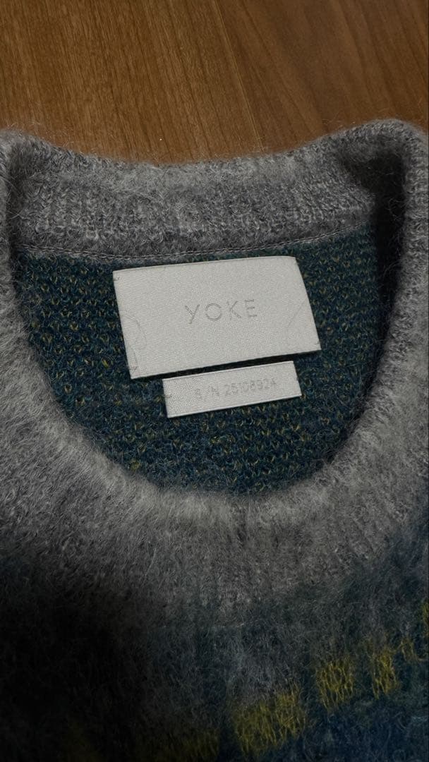 トップス YOKE TREE JACQUARD MOHAIR SWEATER 25ss