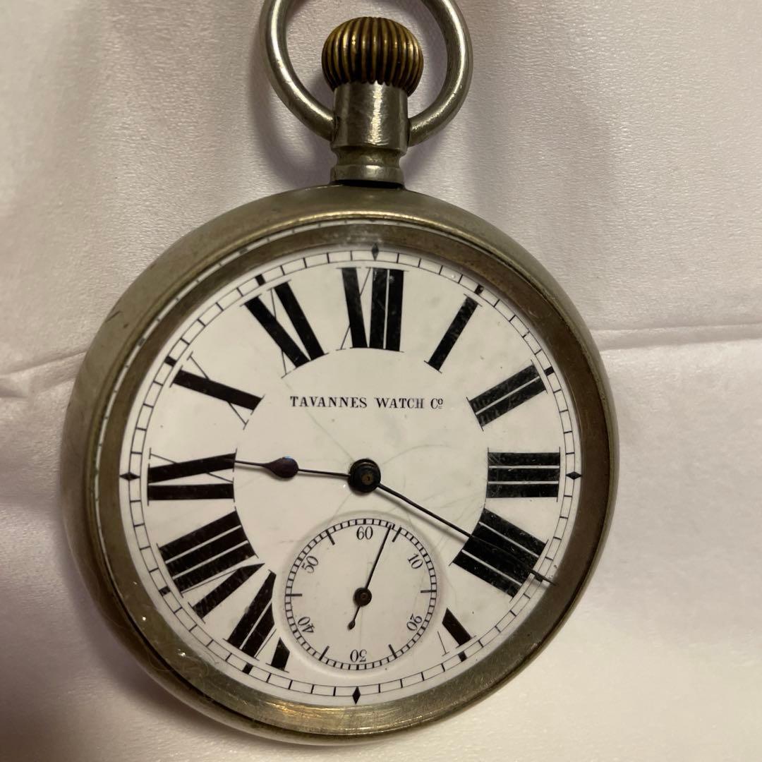 懐中時計レトロ　TAVANNESWATCHco