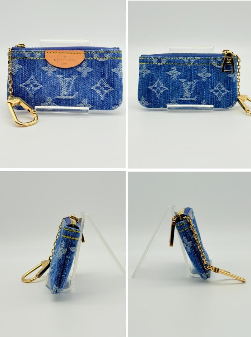 未使用◇ルイヴィトン モノグラムデニム ポシェット・クレ ケース