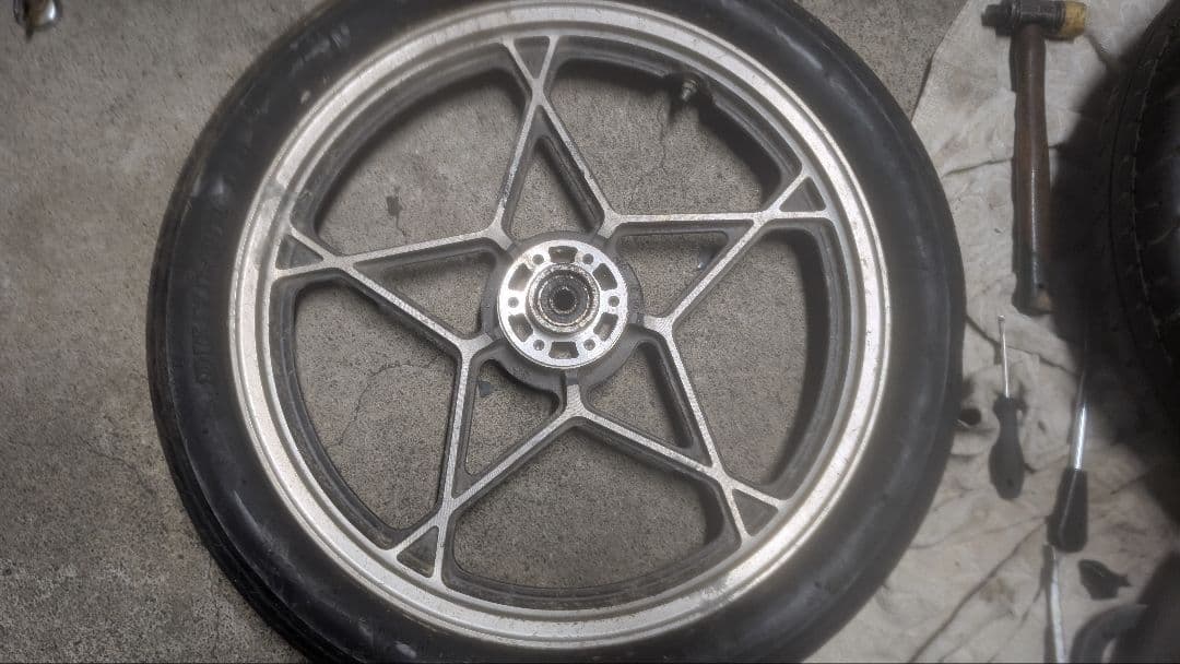 GSX400F GS400 GT380 GSX400E ダブルディスク