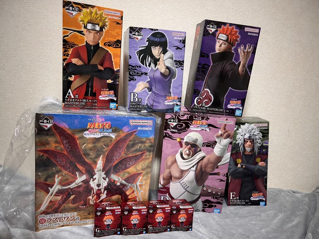 NARUTO疾風伝一番くじフィギュアセットおまけ付き