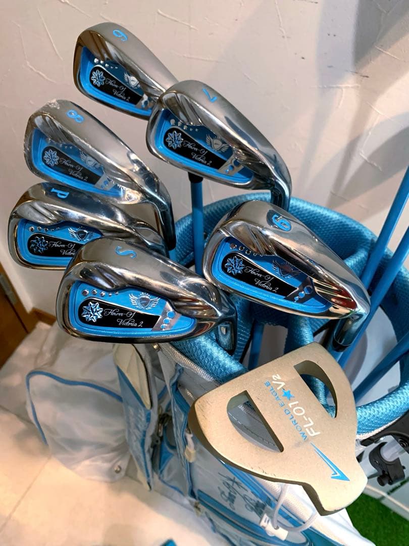 美品　現行品　ワールドイーグル　レディースゴルフクラブ 本格フルセット　プロ推進