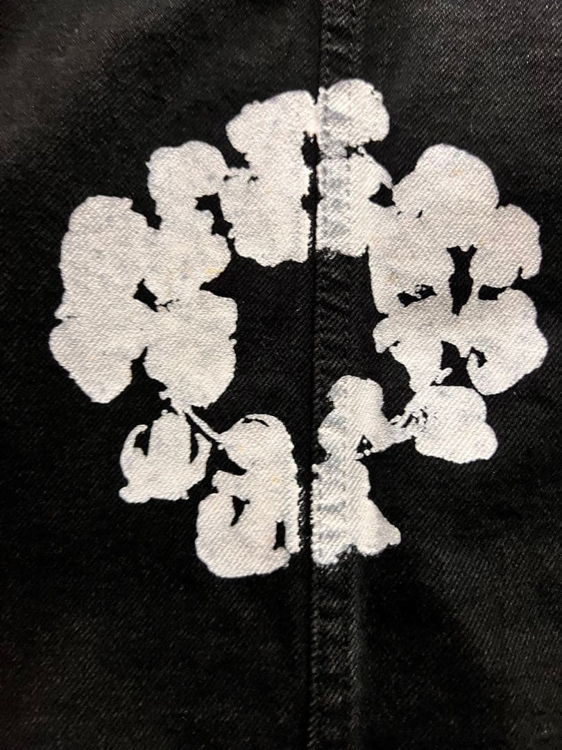 Levi's コラボDenim tearsデニムジャケットブラックS