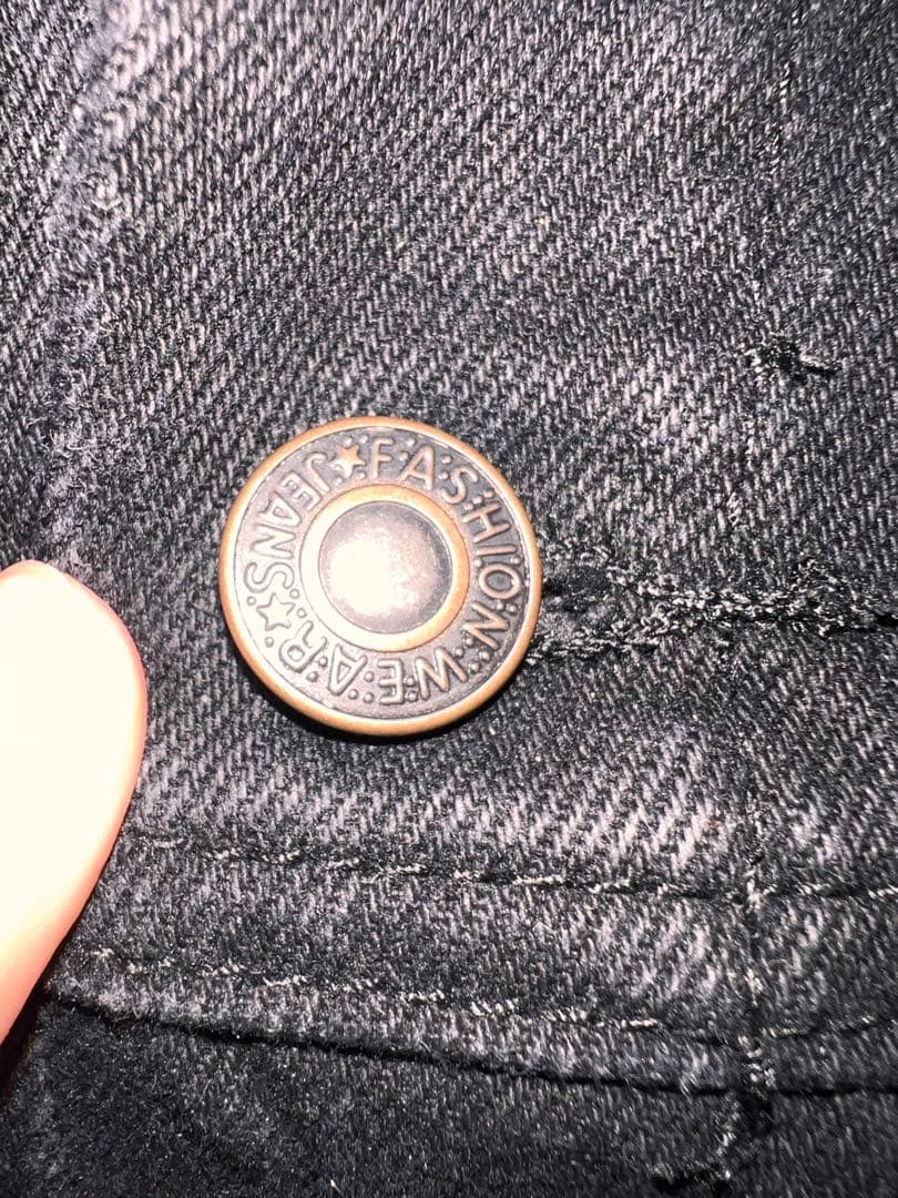 Levi's コラボDenim tearsデニムジャケットブラックS