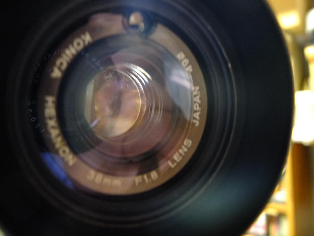 【実写確認整備品】コニカC35FDB.K／ヘキサノン38mmf1.8コニフード付