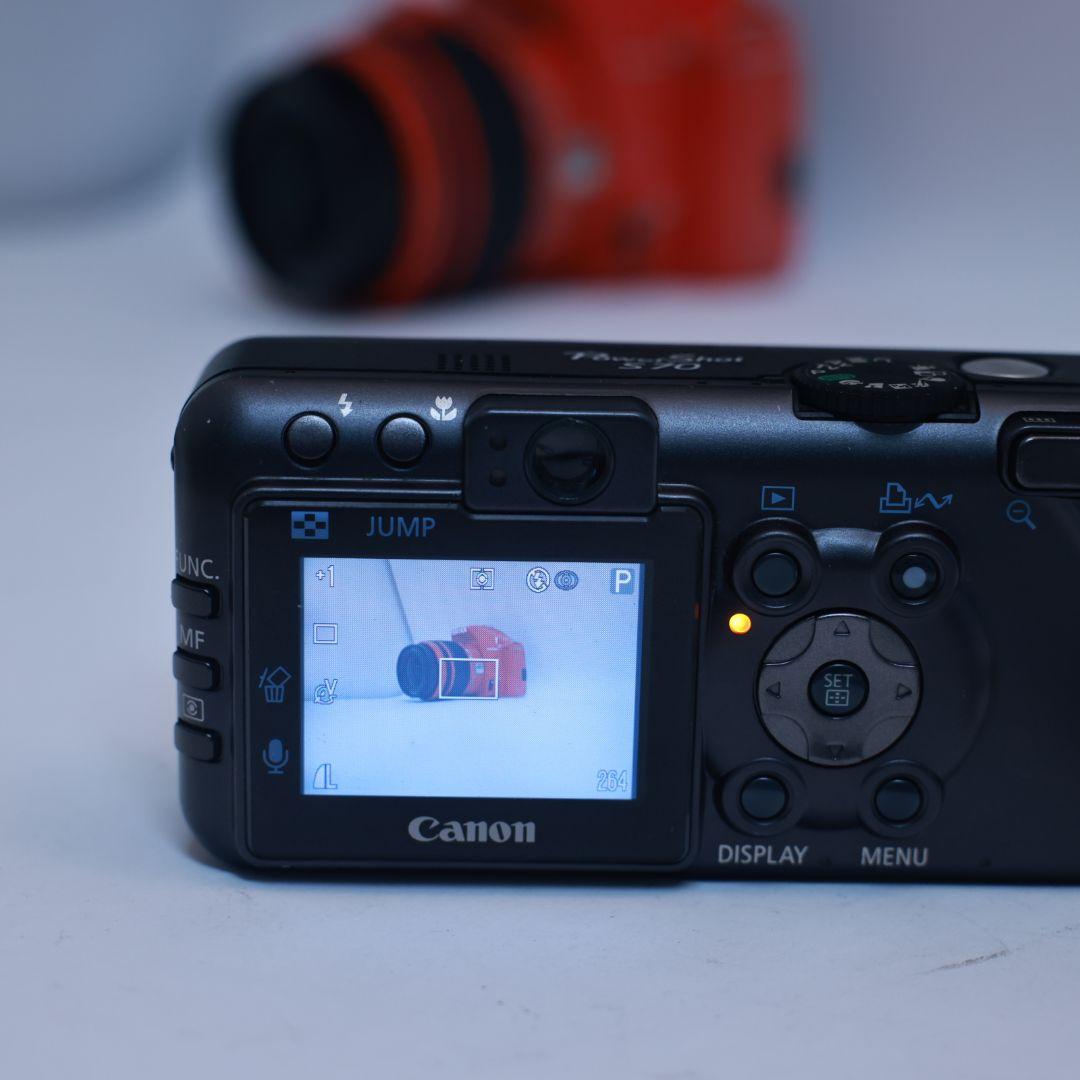 スマホ転送可 Canon デジタルカメラ PowerShot S70