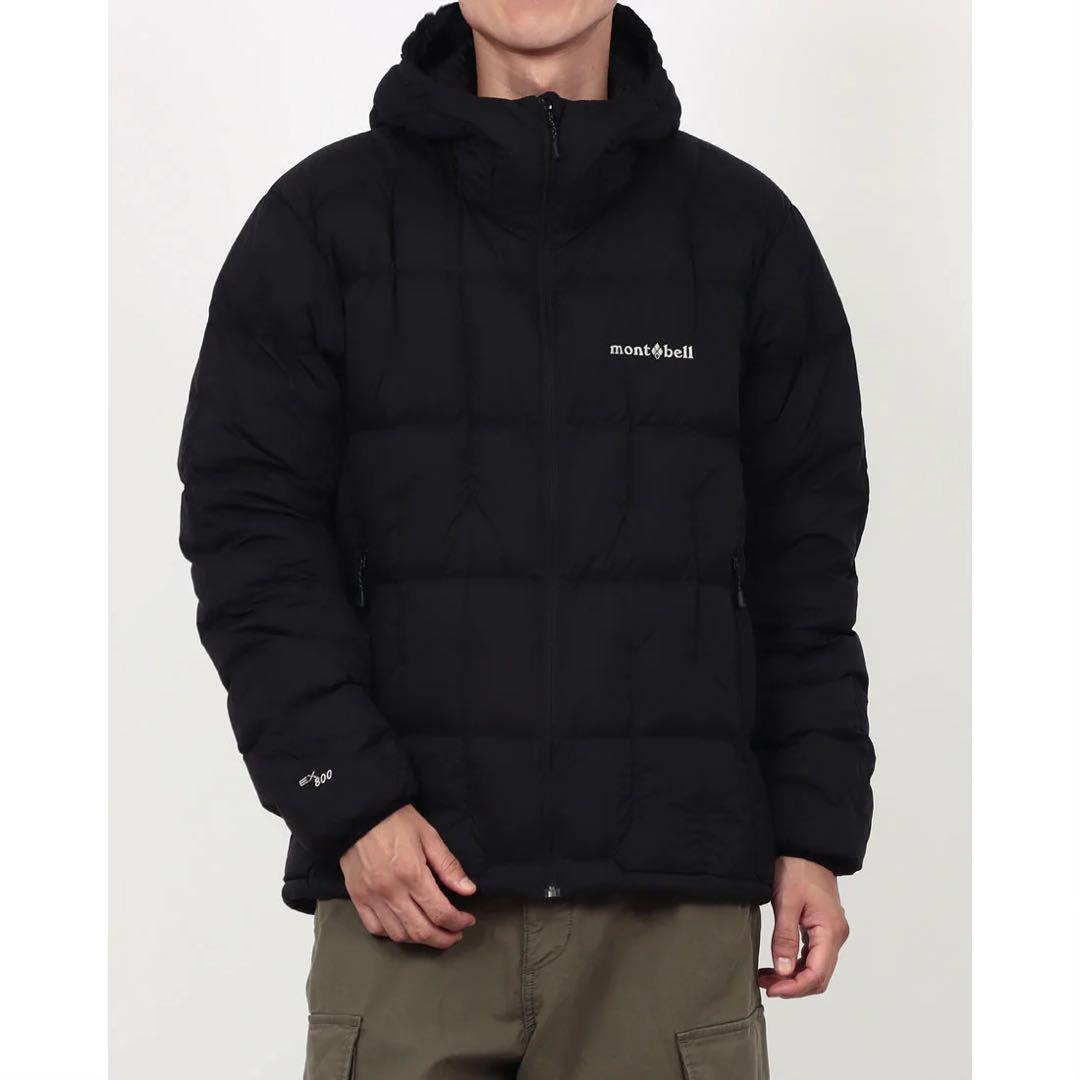 【未使用品】モンベル　ネージュダウンパーカ　ブラックM-Rサイズ