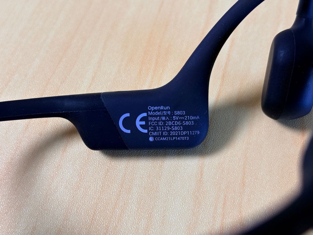 こ*う様 Shokz OPENRUN 骨伝導 S803 黒 ワイヤレスイヤホン