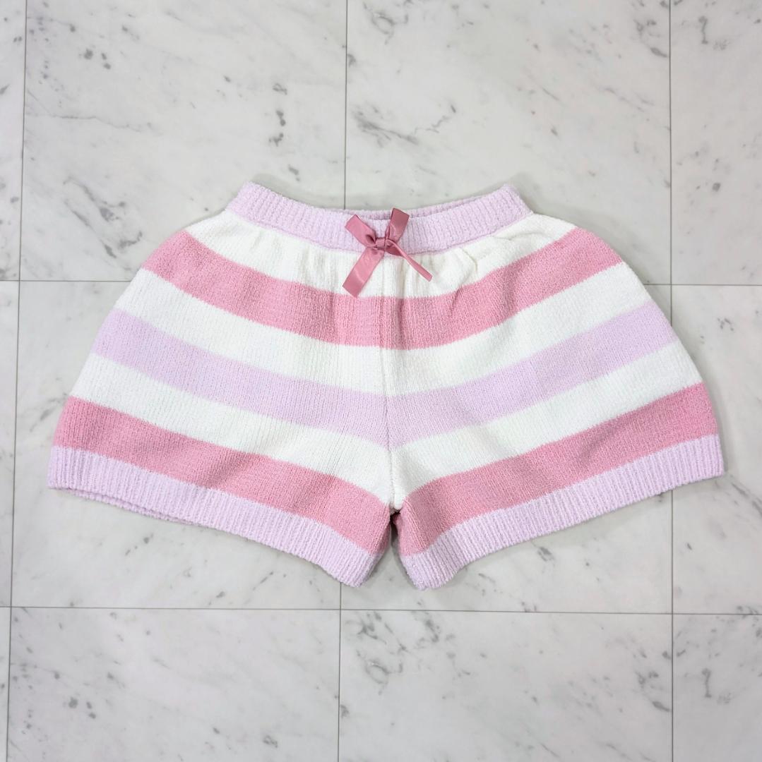 未使用タグ付　メゾピアノ ボーダールームウェアセット M 130-140 ピンク