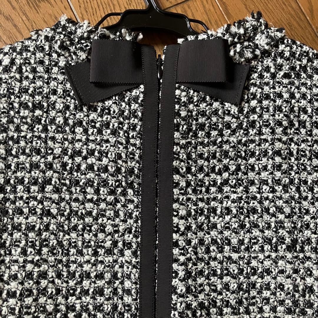 新品　❤️エムズグレーシー　ツイード　グログランリボン　40