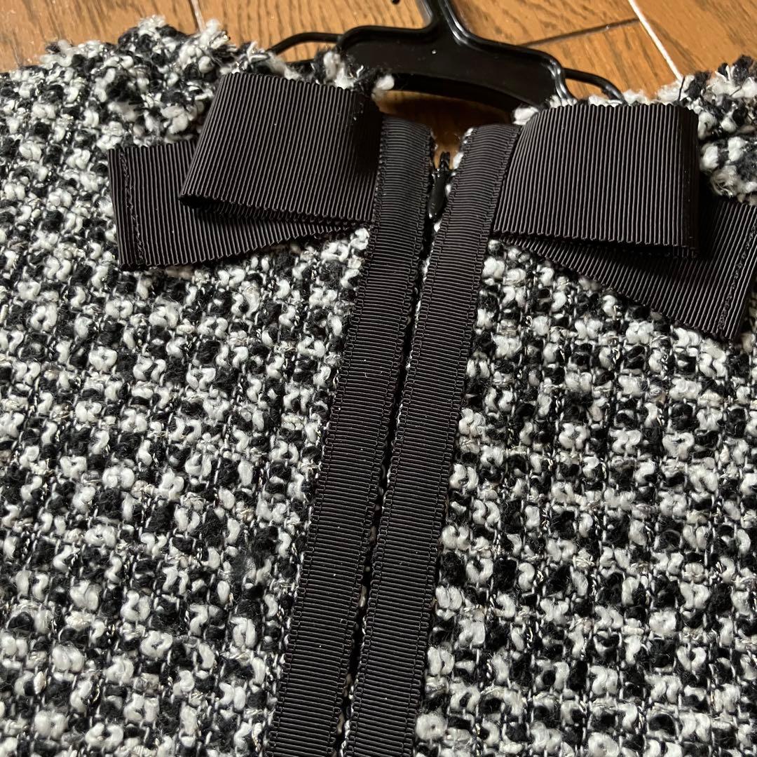 新品　❤️エムズグレーシー　ツイード　グログランリボン　40