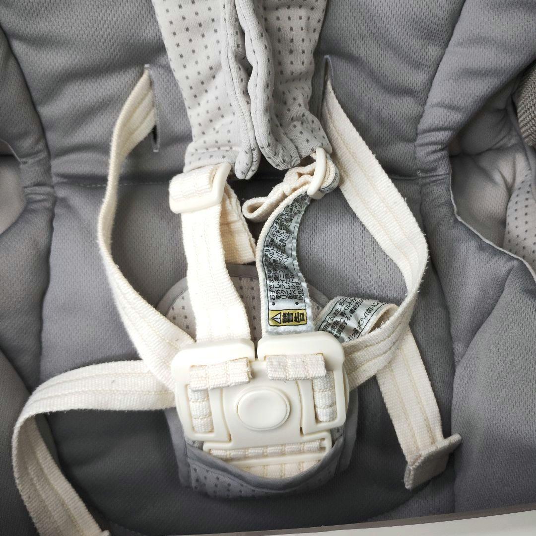 美品✨️ユラリズム　オート AC Aprica ハイローベッド&チェア 白グレー