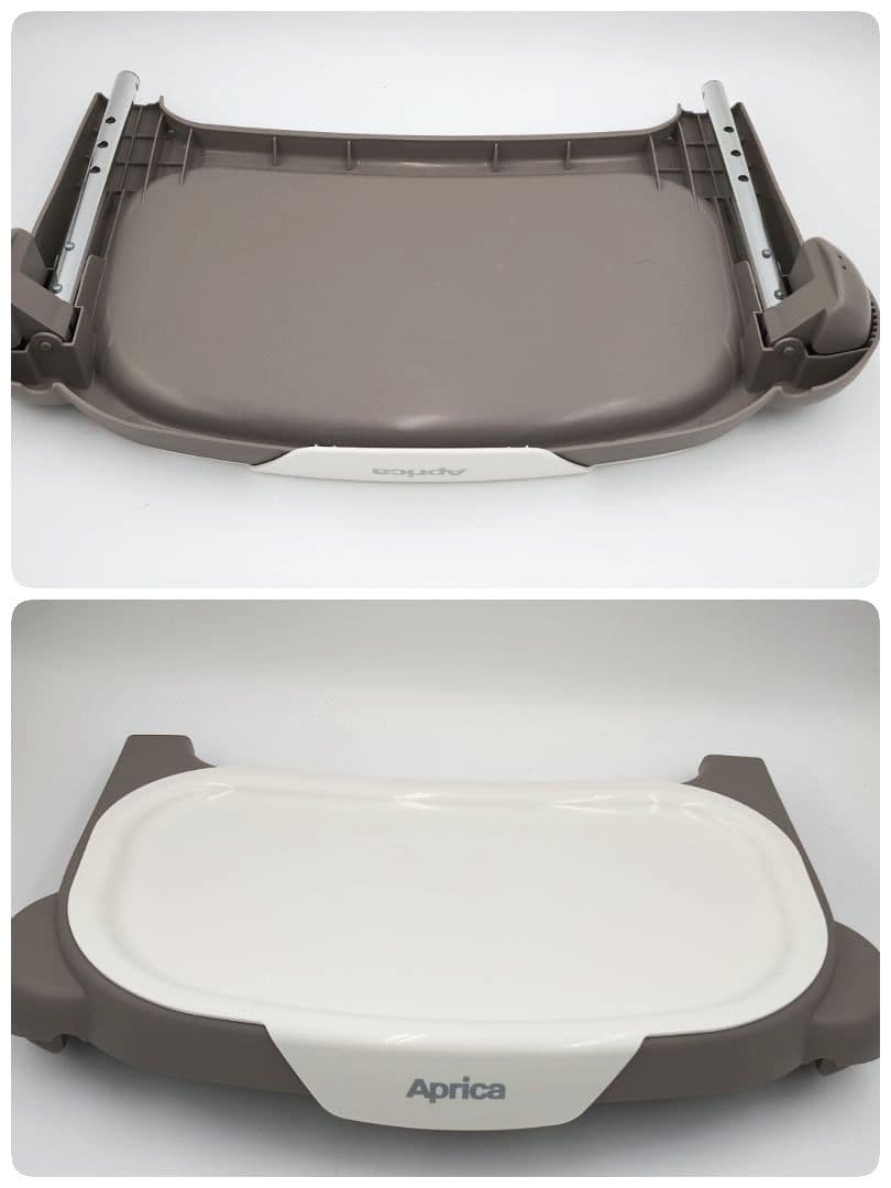 美品✨️ユラリズム　オート AC Aprica ハイローベッド&チェア 白グレー