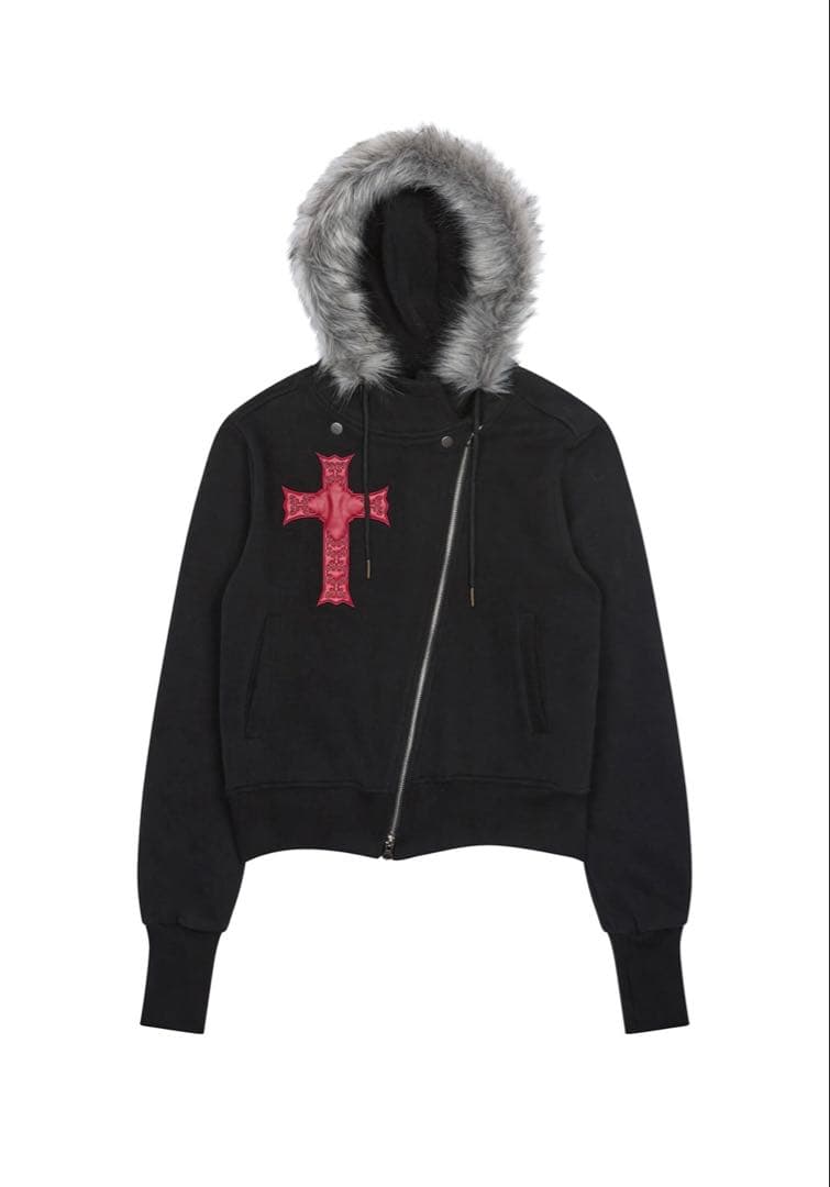 luv is true ファー　フード　パーカー　luvistrue