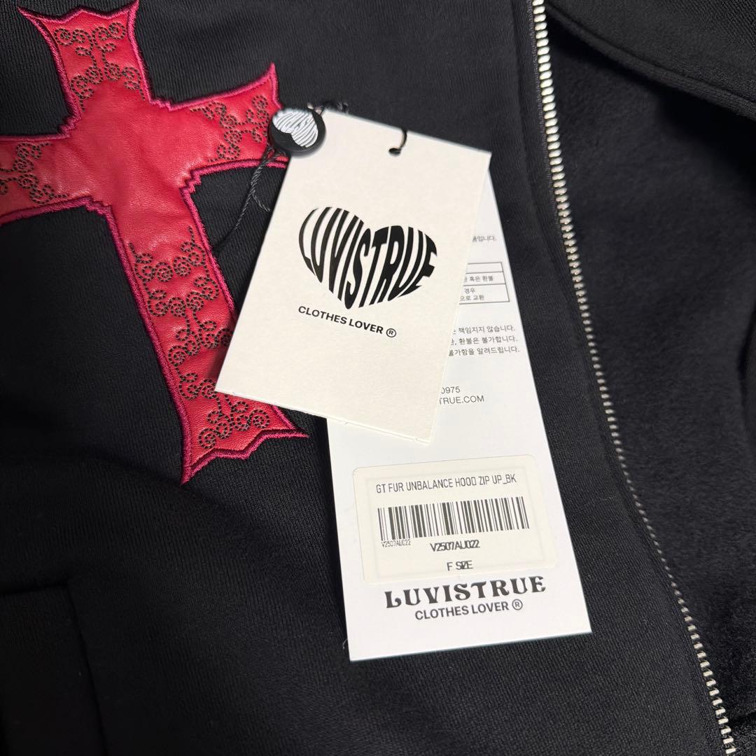 luv is true ファー　フード　パーカー　luvistrue