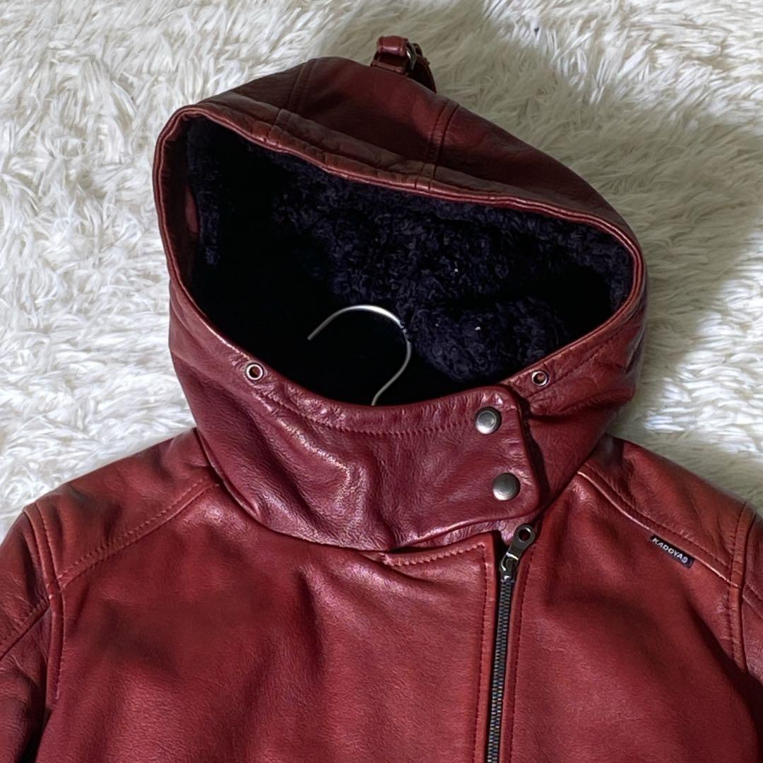 美品　KADOYA カドヤ MR-LOADED レザージャケット　ライダース