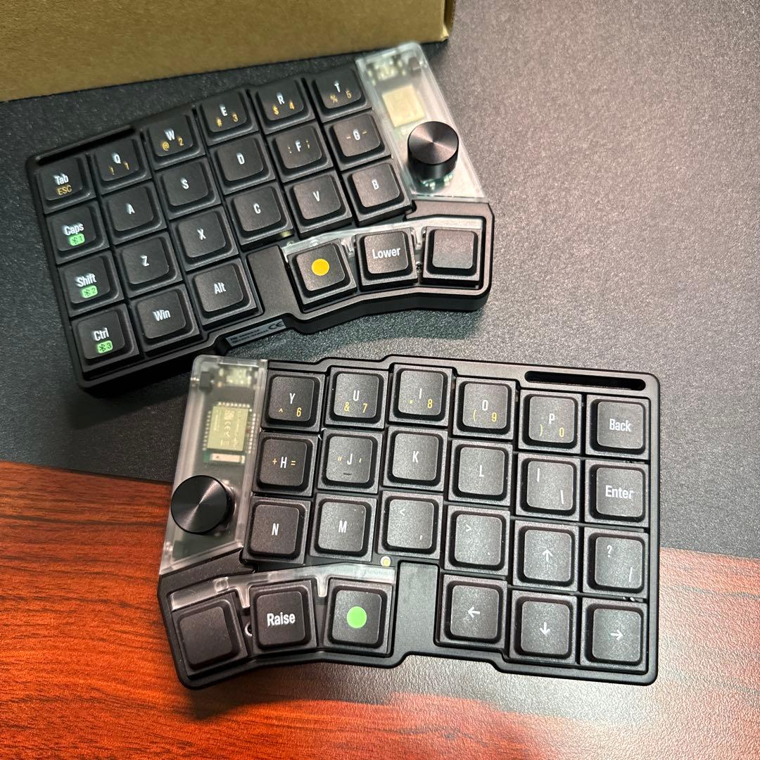 井*壽様 無線分割キーボード Cornix LP ブラック