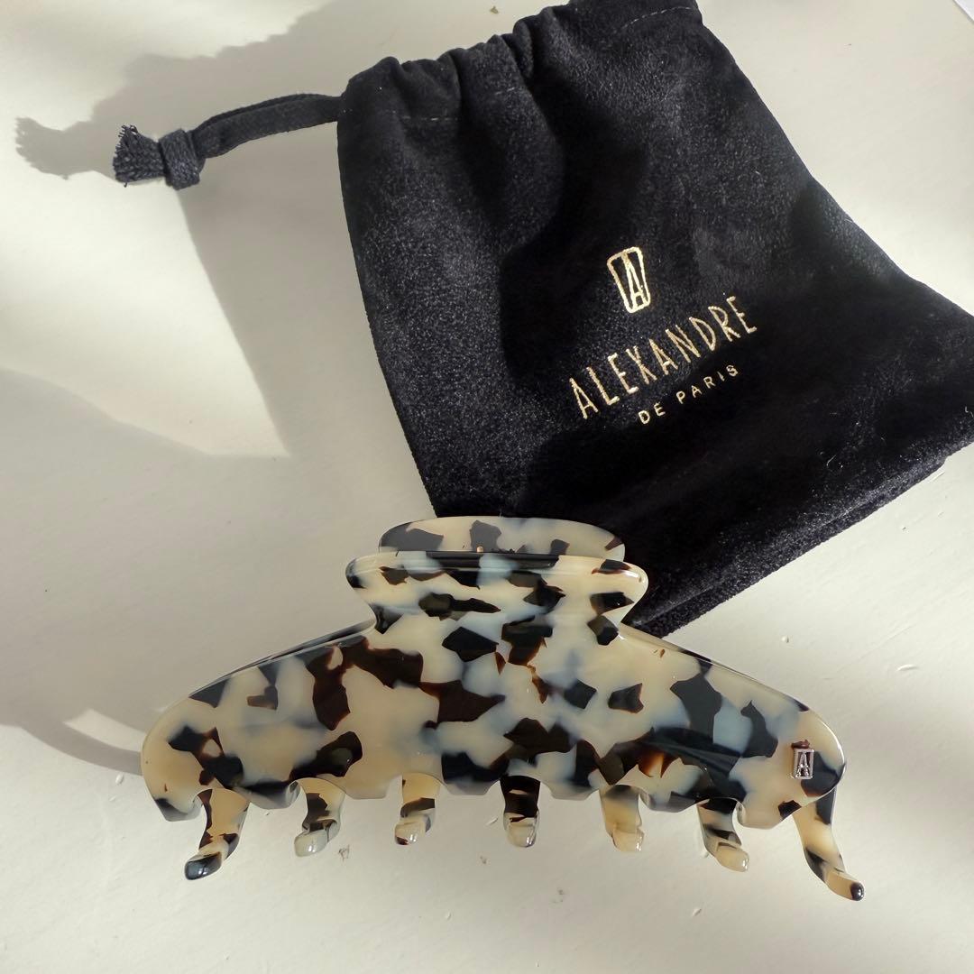 ALEXANDRE DE PARIS ヘアクリップLサイズ アルビノス