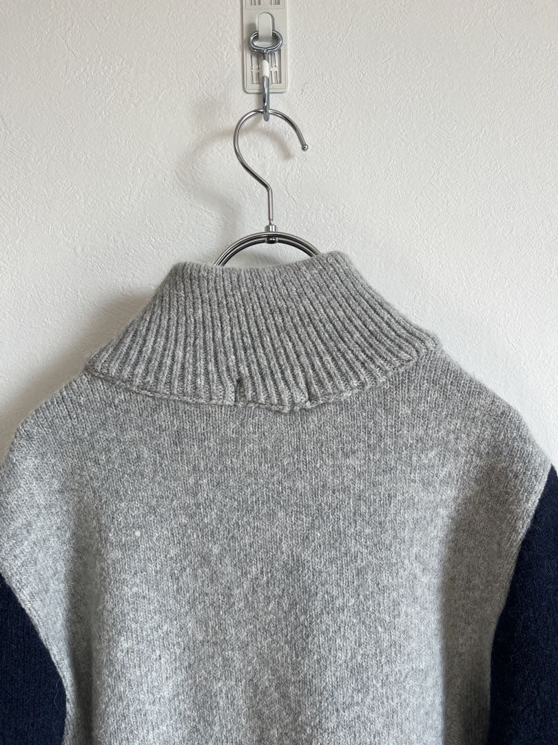 希少☆美品☆Vandori☆ヴァンドリ☆ダブルジップニットブルゾン☆サイズ1