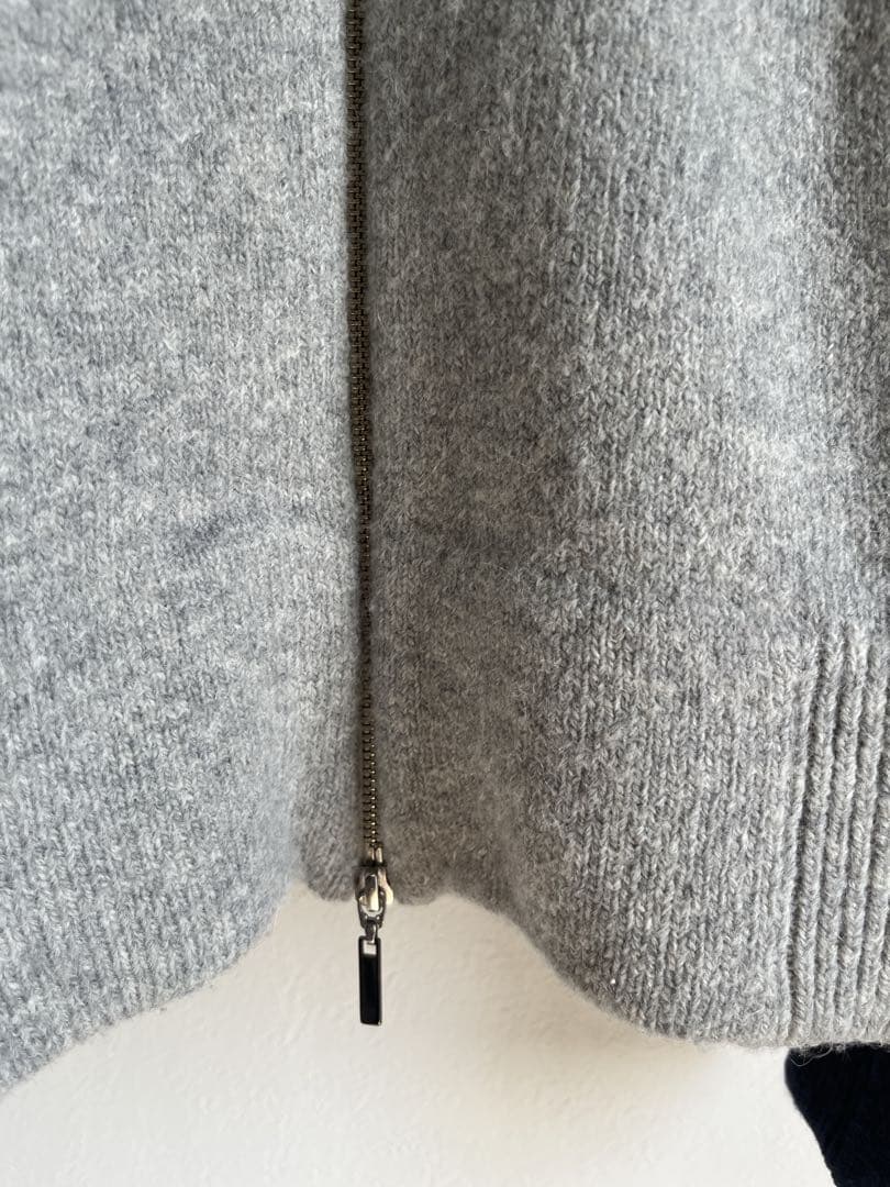 希少☆美品☆Vandori☆ヴァンドリ☆ダブルジップニットブルゾン☆サイズ1