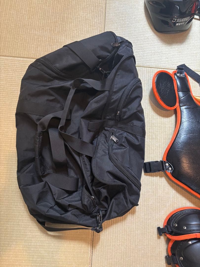 良健ZETT 軟式子供用　キャッチャー防具4点セット