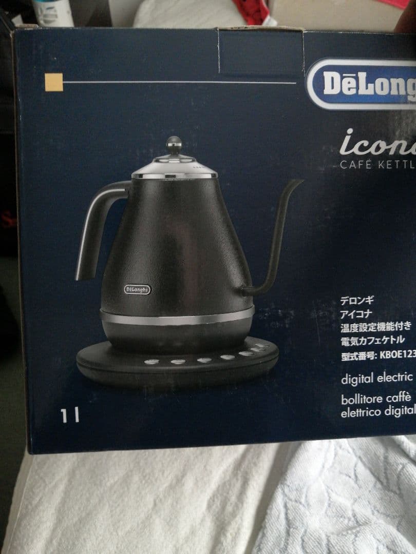 DeLonghi KBOE1230J-GY 電気ケトル 1L