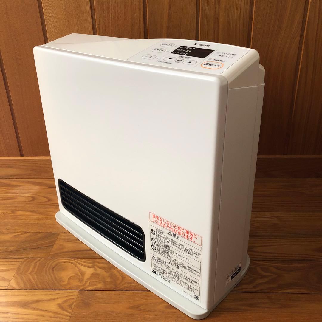 リンナイ都市ガス用ガスファンヒーター ホワイト　型番RC-K2401E 美品