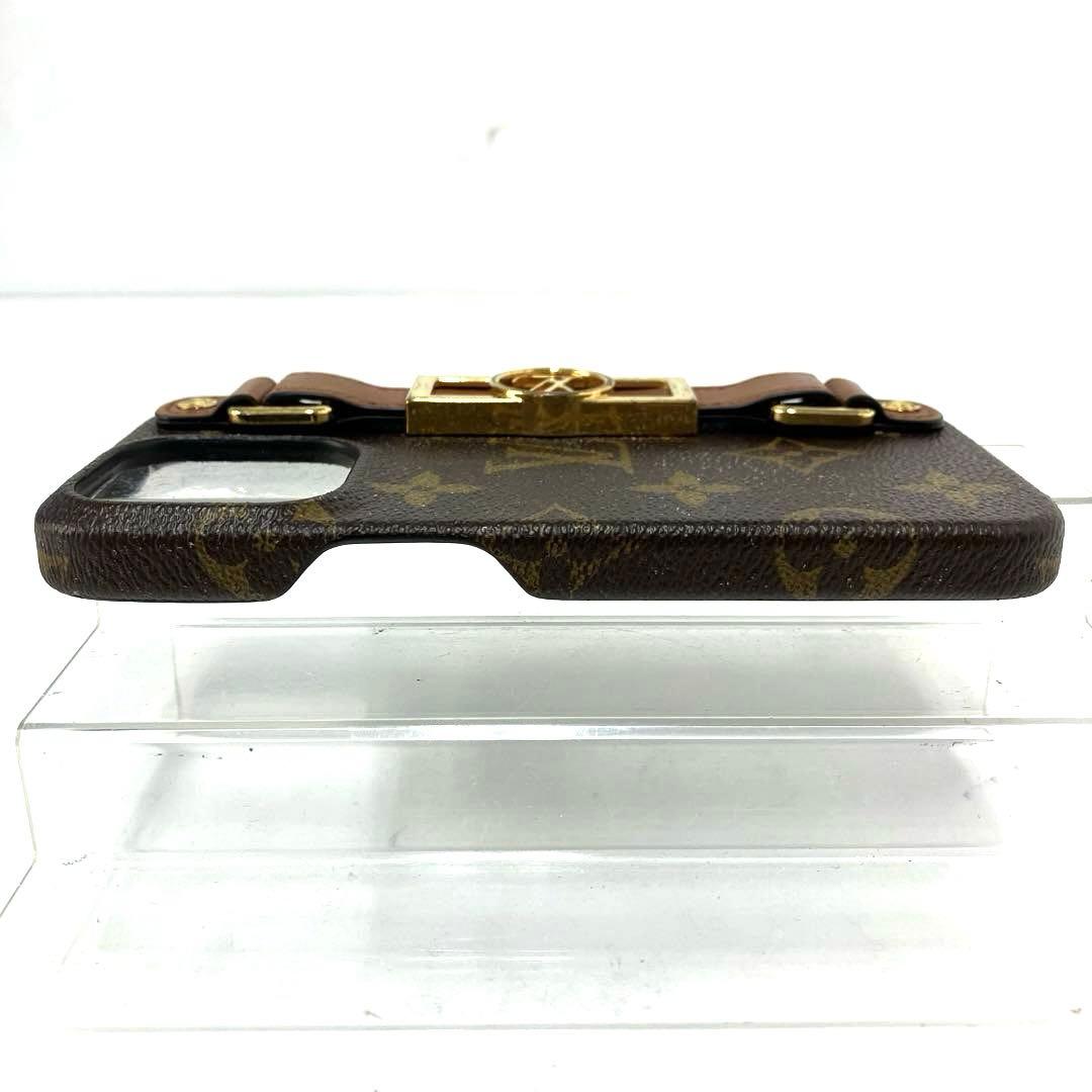 大人気☆ルイヴィトン☆iPhone13Pro ケース☆モノグラム☆革☆ブラウン