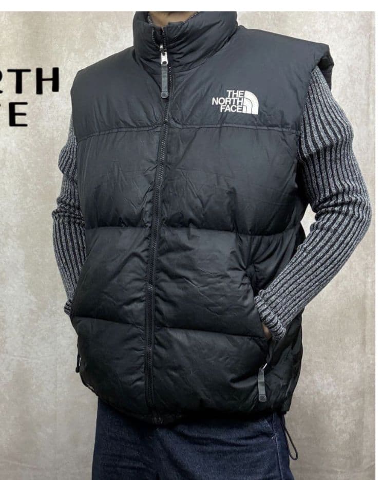 THE NORTH FACE メンズ M ブラウン　ダウンベスト