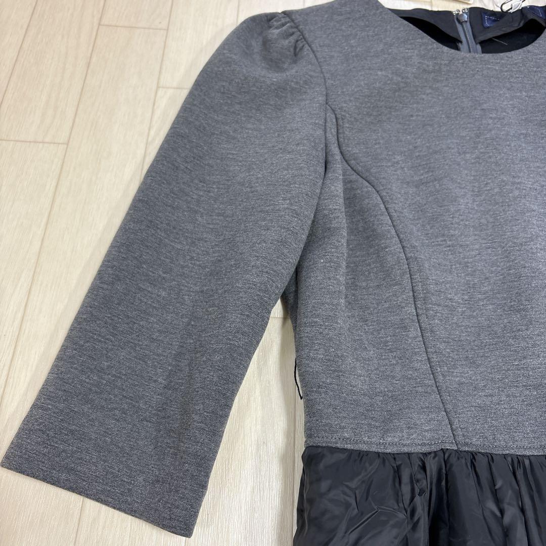 新品 タグ付き エムズグレイシー 中綿スカート 切替ワンピース 42