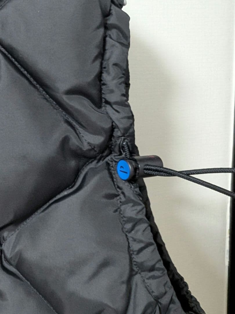 PAPAS キルティングダウンベスト ブラック　Lサイズ